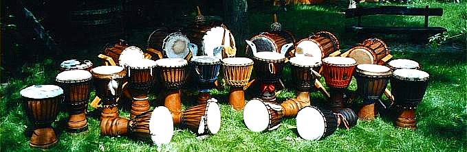 Djemb&eacute; Art Trommeln, Trommeln, Trommeln ...