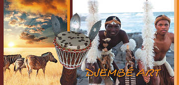 Djembe Trommel Postkarte