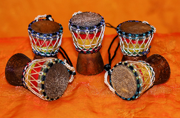 Djembe Anhänger, Djembe Halskette