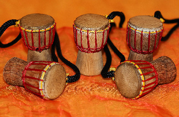 Djembe Anhänger, Djembe Halskette