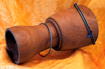 Djembé Art Bogolan Djembe Trommel Top, Cover, Cap, Fellschutz, Schoner