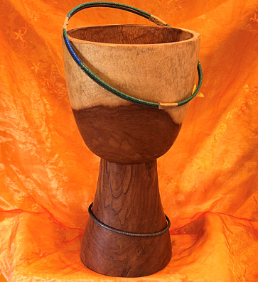 Djembe Trommel Bausatz, Lenke Holz, von Djembé Art