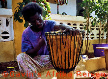 Djembe Bespannung