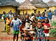 Afrikanisches Trommel Dorf 