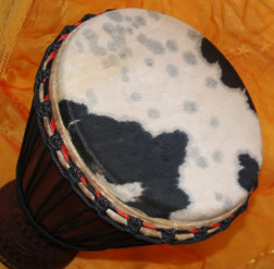 Bougarabou Trommel aus Mali Trommelfell