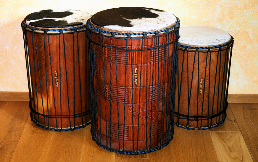 Dunun Basstrommel Set von Djembé Art