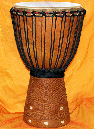 Djembe Trommel Mahagoni