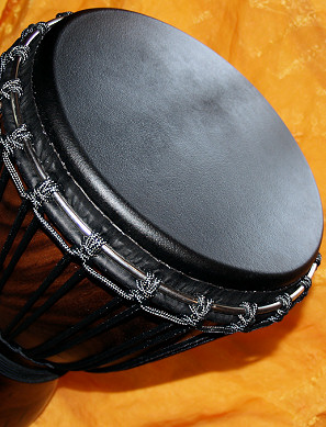 Djembé Art Djembe Trommel Black Panther, Trommel der Premiumklasse