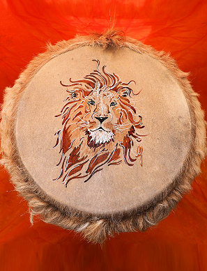 Djembé Art Djembe Trommel - Sahara Lion - Trommel der Premiumklasse