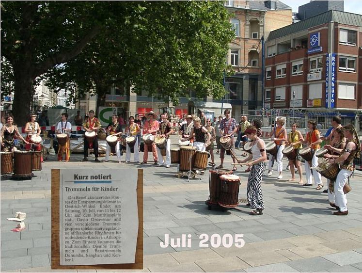 Djembe Art Trommeln, Reparatur